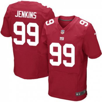 Men's New York Giants #99 Cullen Jenkins Red Alternate NFL Nike Elite Jersey