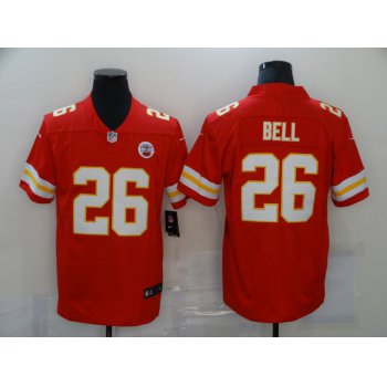 Men's Kansas City Chiefs #26 LeVeon Bell Red 2020 Vapor Untouchable Stitched NFL Nike Limited Jersey