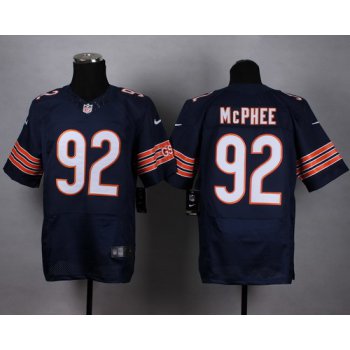 Nike Chicago Bears #92 Pernell McPhee Blue Elite Jersey