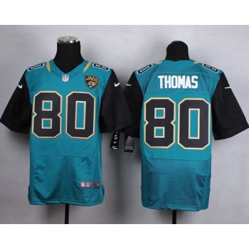 Nike Jacksonville Jaguars #80 Julius Thomas 2013 Green Elite Jersey