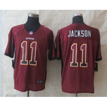 Nike Washington Redskins #11 DeSean Jackson Drift Fashion Red Elite Jersey