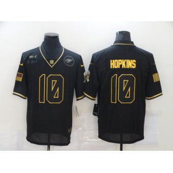 Men's Arizona Cardinals #10 DeAndre Hopkins Gold Camo 2020 Salute To Service Stitched NFL Nike Limited Jersey