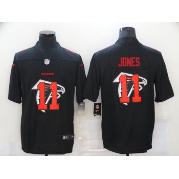 Men's Atlanta Falcons #11 Julio Jones Black 2020 Shadow Logo Vapor Untouchable Stitched NFL Nike Limited Jersey