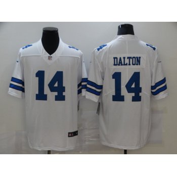 Men's Dallas Cowboys #14 Andy Dalton White 2020 NEW Vapor Untouchable Stitched NFL Nike Limited Jersey