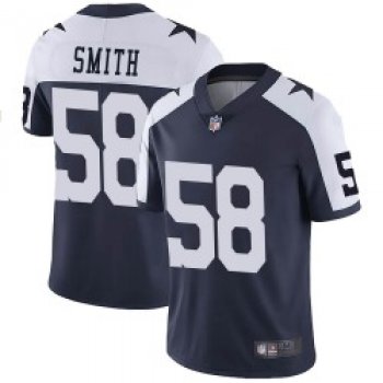 Men's Dallas Cowboys #58 Aldon Smith Limited Navy Alternate Vapor Untouchable Jersey