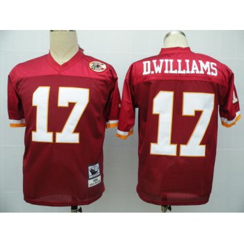 Washington Redskins #17 Doug Williams Red Throwback Jersey