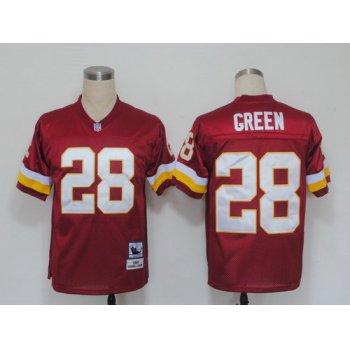 Washington Redskins #28 Darrell Green Red Throwback Jersey