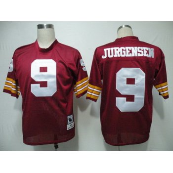 Washington Redskins #9 Sonny Jurgensen Red Throwback Jersey