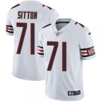 Nike Chicago Bears #71 Josh Sitton White Men's Stitched NFL Vapor Untouchable Limited Jersey