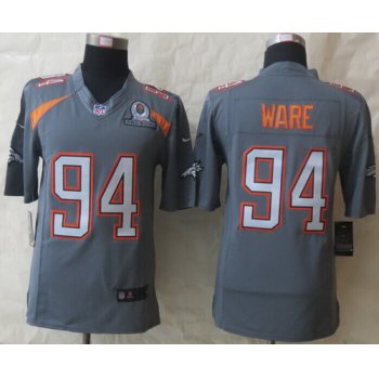 Nike Team Irvin #29 DeMarcus Ware 2015 Pro Bowl Gray Elite Jersey