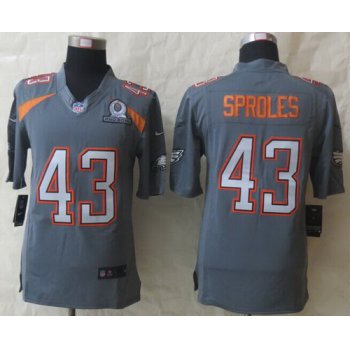 Nike Team Irvin #43 Darren Sproles 2015 Pro Bowl Gray Elite Jersey