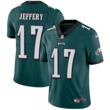 Nike Philadelphia Eagles #17 Alshon Jeffery Midnight Green Team Color Men's Stitched NFL Vapor Untouchable Limited Jersey