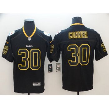 Nike Pittsburgh Steelers #30 James Conner Black Shadow Legend Limited Jersey