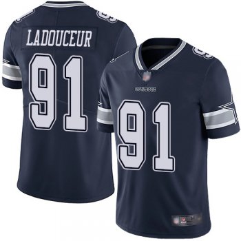 Dallas Cowboys #91 L. P. Ladouceur Men's Navy Blue Home Limited Vapor Untouchable Football Jersey