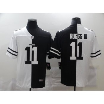 Men's Las Vegas Raiders #11 Henry Ruggs III White Black Peaceful Coexisting 2020 Vapor Untouchable Stitched NFL Nike Limited Jersey