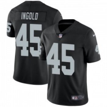 Men's Las Vegas Raiders #45 Alec Ingold Limited Black Team Color Vapor Untouchable Jersey