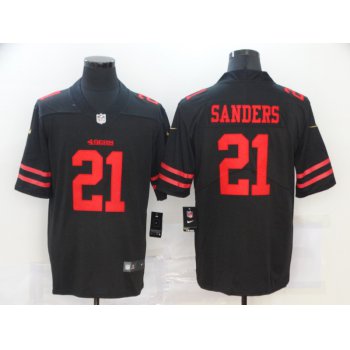 Men's San Francisco 49ers #21 Deion Sanders Black 2020 Vapor Untouchable Stitched NFL Nike Limited Jersey