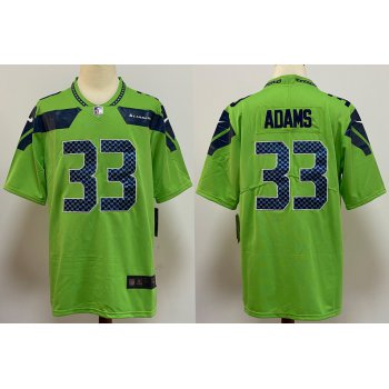 Men's Seattle Seahawks #33 Jamal Adams Green 2020 Vapor Untouchable Stitched NFL Nike Limited Jersey