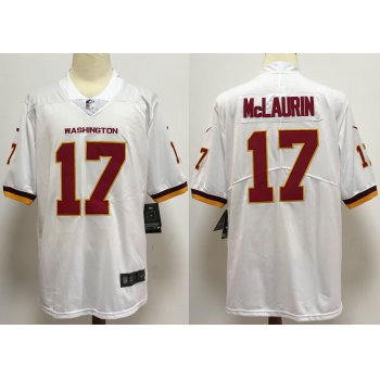 Men's Washington Redskins #17 Terry McLaurin White NEW 2020 Vapor Untouchable Stitched NFL Nike Limited Jersey