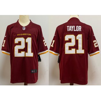 Men's Washington Redskins #21 Sean Taylor Burgundy Red NEW 2020 Vapor Untouchable Stitched NFL Nike Limited Jersey