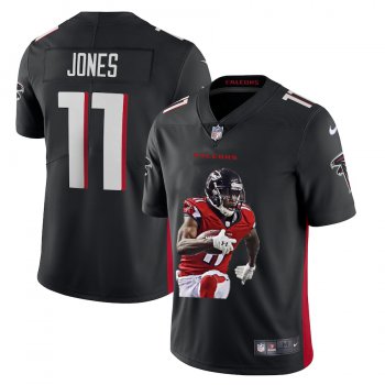 Men's Atlanta Falcons #11 Julio Jones Black Player Portrait Edition 2020 Vapor Untouchable Stitched NFL Nike Limited Jersey