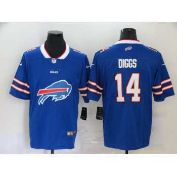 Men's Buffalo Bills #14 Stefon Diggs Royal Blue 2020 Big Logo Vapor Untouchable Stitched NFL Nike Fashion Limited Jersey