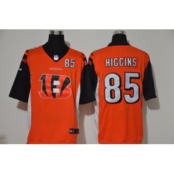 Men's Cincinnati Bengals #85 Tee Higgins 2020 Team Logo Number Vapor Untouchable Stitched NFL Nike Fashion Limited Jersey