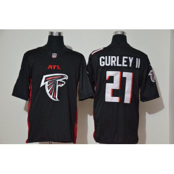 Nike Atlanta Falcons #21 Todd Gurley II Black Team Big Logo Vapor Untouchable Limited Jersey