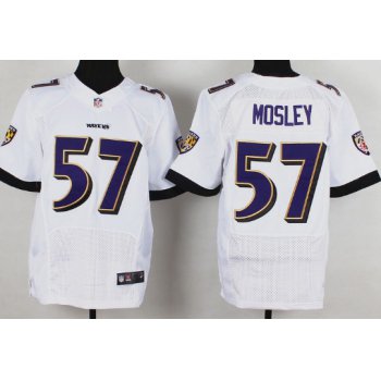 Nike Baltimore Ravens #57 C.J. Mosley 2013 White Elite Jersey