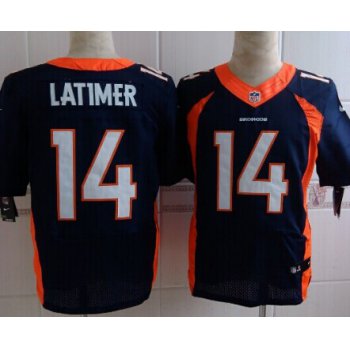 Nike Denver Broncos #14 Cody Latimer 2013 Blue Elite Jersey