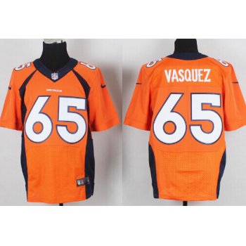 Nike Denver Broncos #65 Louis Vasquez 2013 Orange Elite Jersey