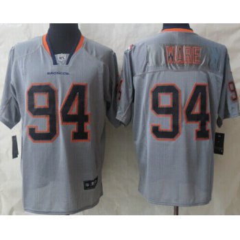 Nike Denver Broncos #94 DeMarcus Ware Lights Out Gray Elite Jersey