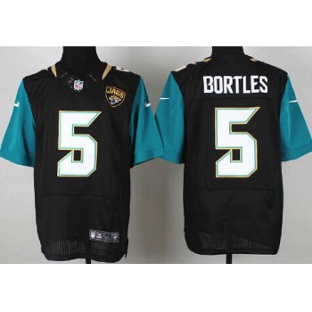 Nike Jacksonville Jaguars #5 Blake Bortles 2013 Black Elite Jersey