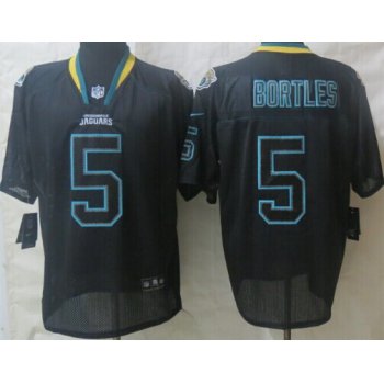 Nike Jacksonville Jaguars #5 Blake Bortles Lights Out Black Elite Jersey