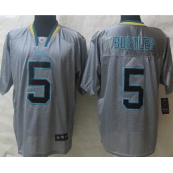 Nike Jacksonville Jaguars #5 Blake Bortles Lights Out Gray Elite Jersey