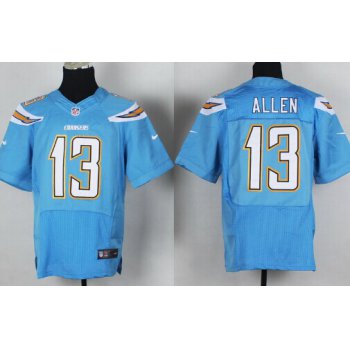 Nike San Diego Chargers #13 Keenan Allen 2013 Light Blue Elite Jersey