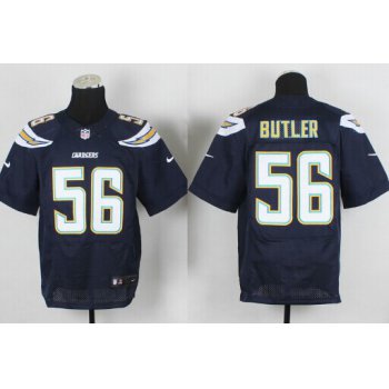 Nike San Diego Chargers #56 Donald Butler 2013 Navy Blue Elite Jersey