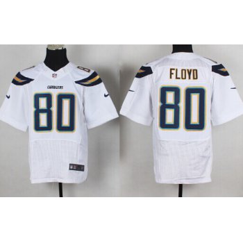 Nike San Diego Chargers #80 Malcom Floyd 2013 White Elite Jersey