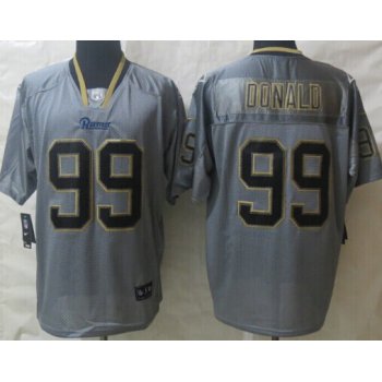 Nike St. Louis Rams #99 Aaron Donald Lights Out Gray Elite Jersey