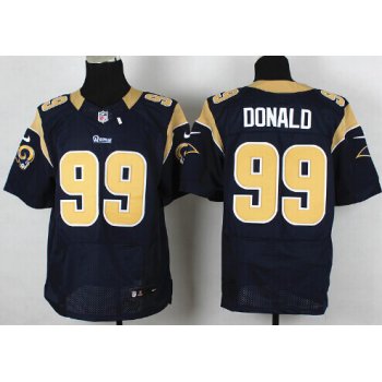 Nike St. Louis Rams #99 Aaron Donald Navy Blue Elite Jersey