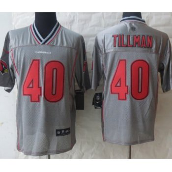 Nike Arizona Cardinals #40 Pat Tillman 2013 Gray Vapor Elite Jersey