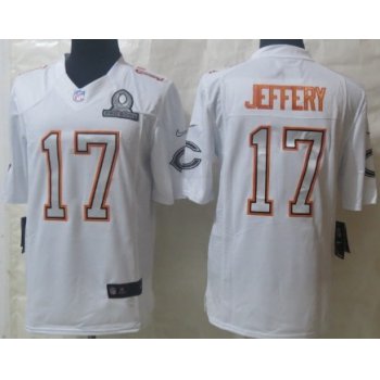 Nike Chicago Bears #17 Alshon Jeffery 2014 Pro Bowl White Jersey