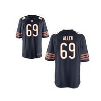 Nike Chicago Bears #69 Jared Allen Blue Game Jersey