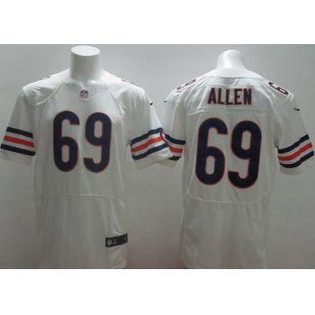 Nike Chicago Bears #69 Jared Allen White Elite Jersey