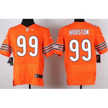 Nike Chicago Bears #99 Lamarr Houston Orange Elite Jersey