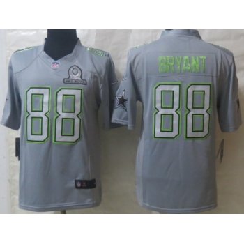 Nike Dallas Cowboys #88 Dez Bryant 2014 Pro Bowl Gray Jersey