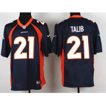 Nike Denver Broncos #21 Aqib Talib 2013 Blue Game Jersey