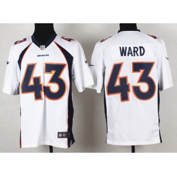 Nike Denver Broncos #43 T.J. Ward 2013 White Elite Jersey