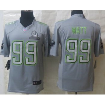 Nike Houston Texans #99 J.J. Watt 2014 Pro Bowl Gray Jersey