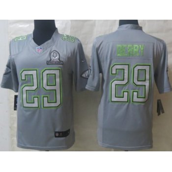 Nike Kansas City Chiefs #29 Eric Berry 2014 Pro Bowl Gray Jersey